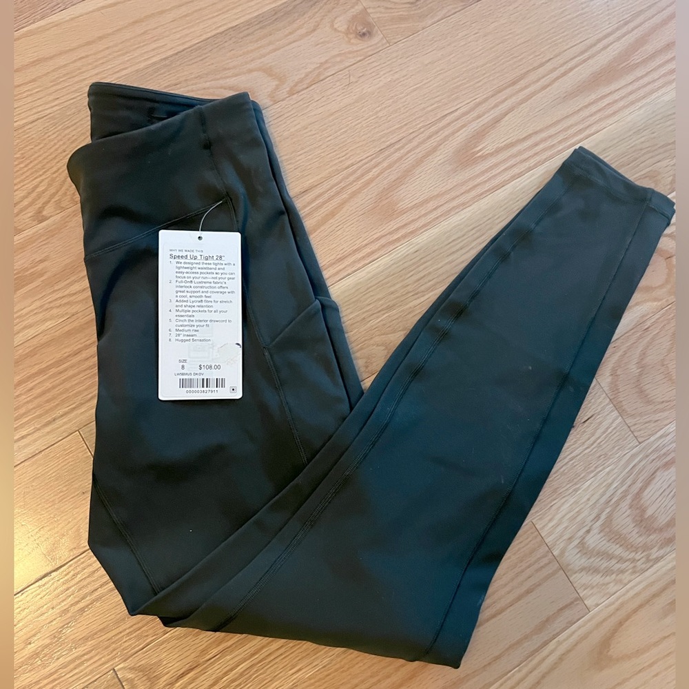 NWT lululemon speed up tight 28”